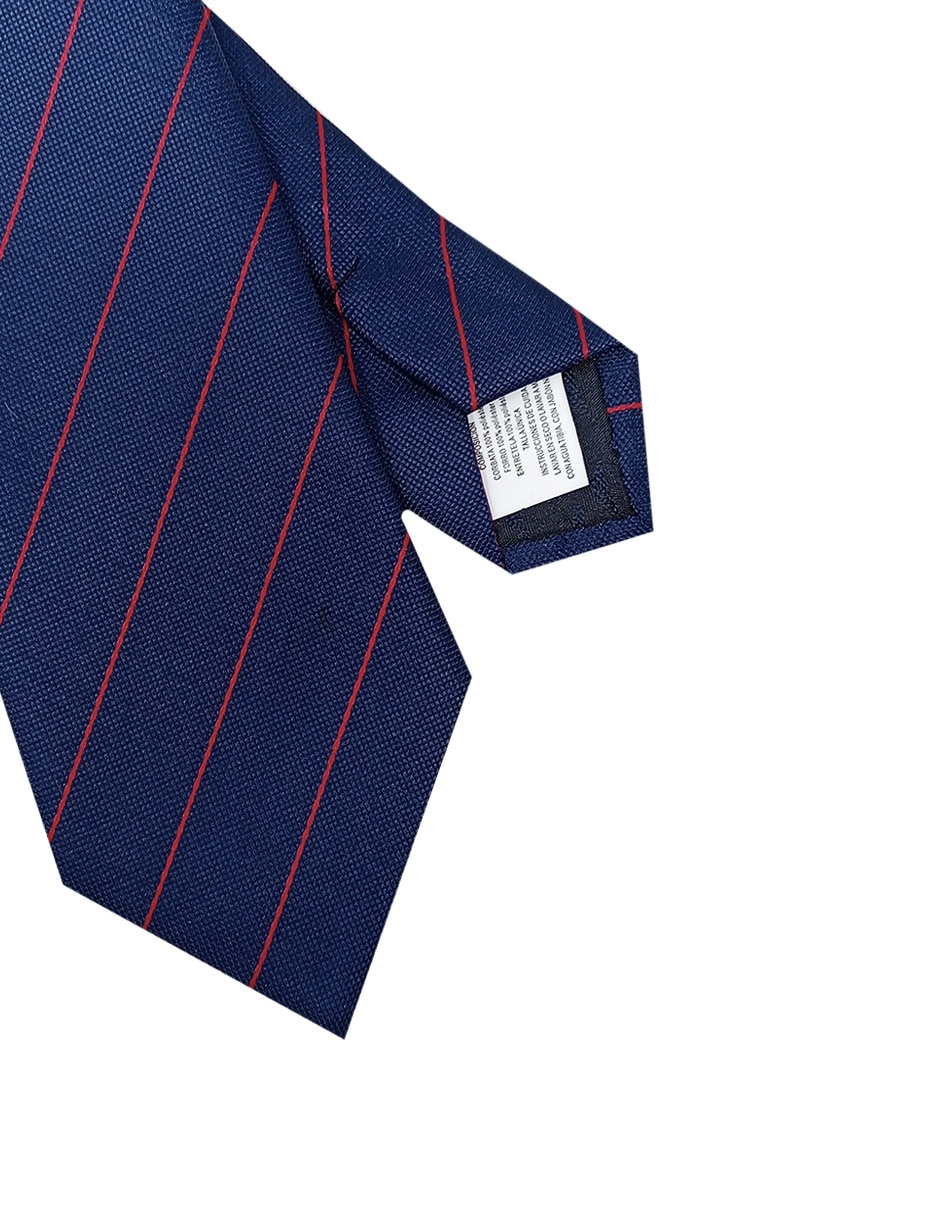 Corbata regular estampado a rayas para hombre