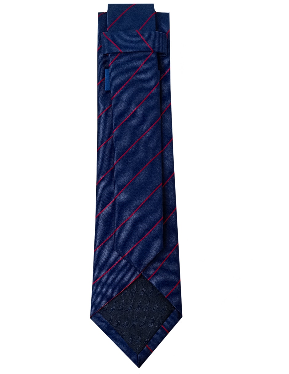 Corbata regular estampado a rayas para hombre