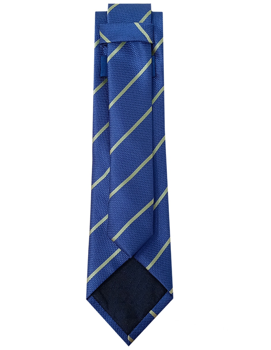 Corbata regular estampado a rayas para hombre