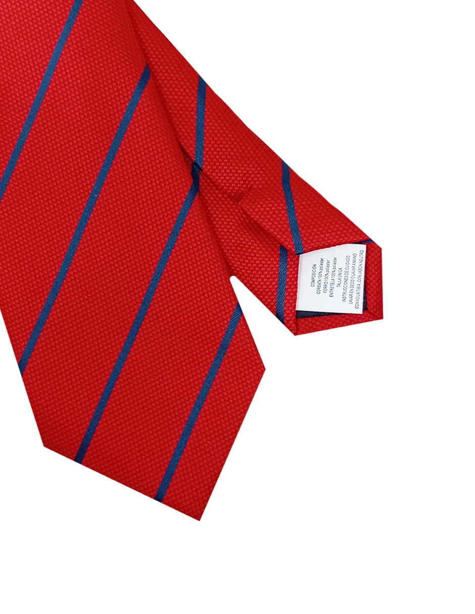 Corbata regular estampado a rayas para hombre