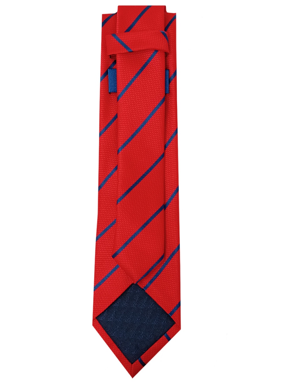 Corbata regular estampado a rayas para hombre