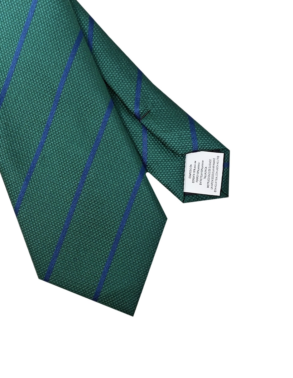 Corbata regular estampado a rayas para hombre