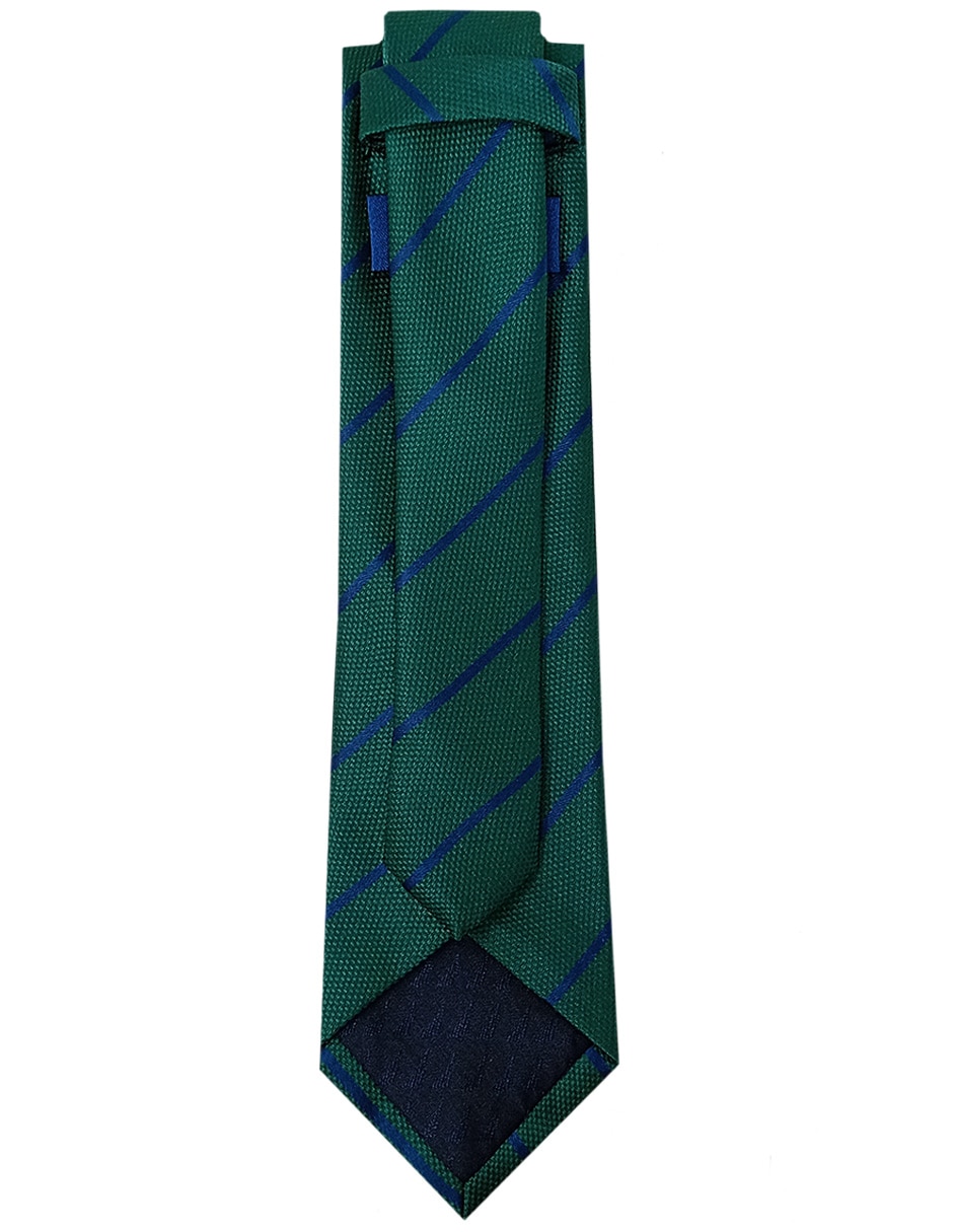 Corbata regular estampado a rayas para hombre