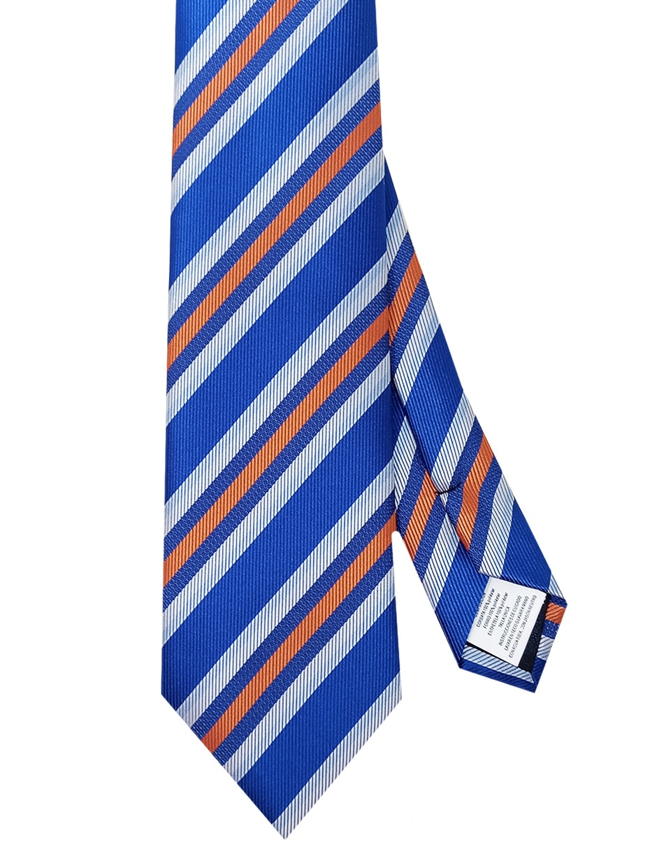 Corbata regular estampado a rayas para hombre