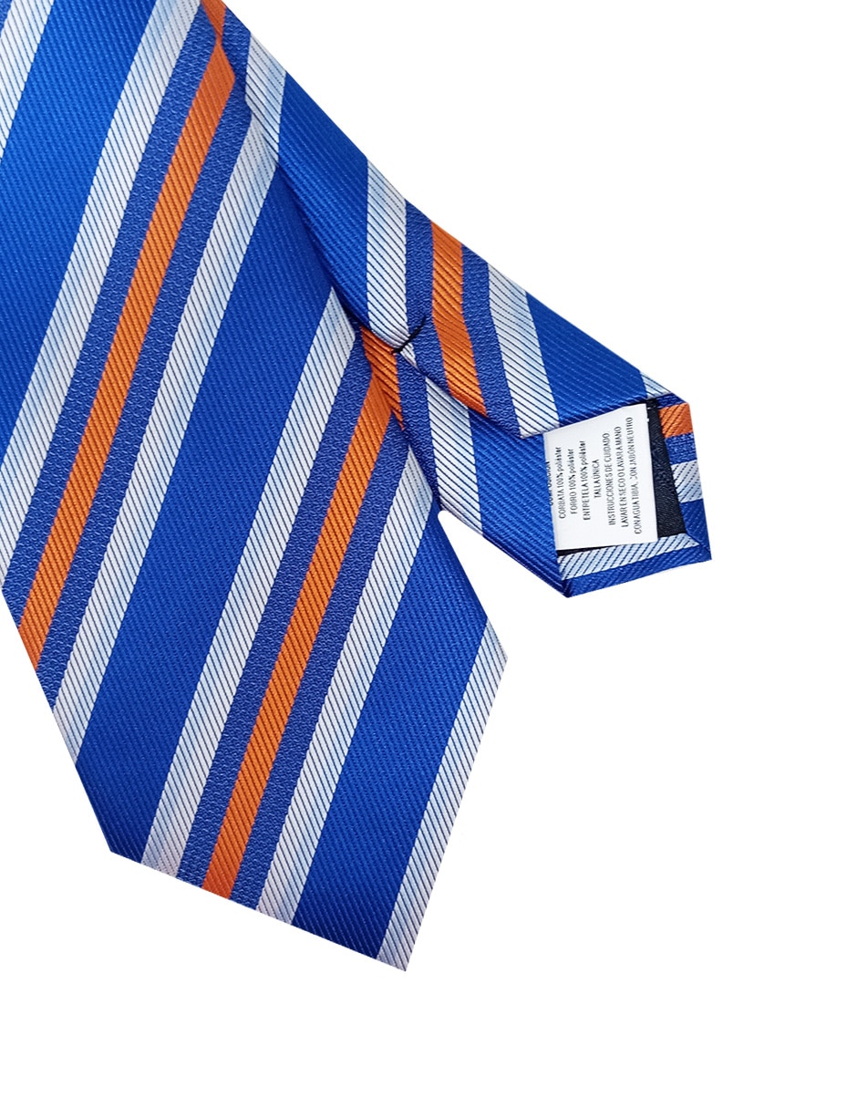 Corbata regular estampado a rayas para hombre
