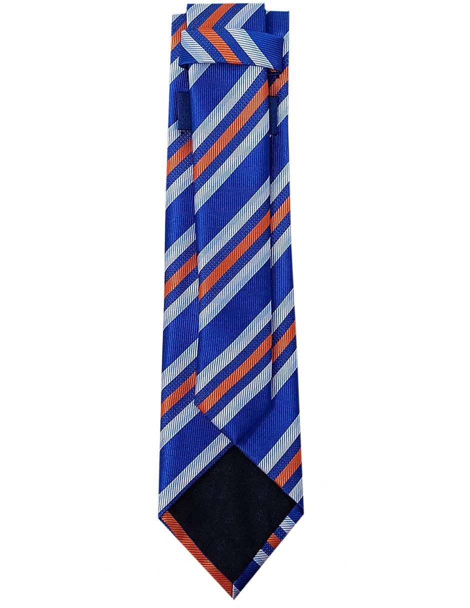 Corbata regular estampado a rayas para hombre