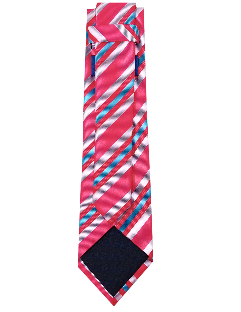 Corbata regular estampado a rayas para hombre