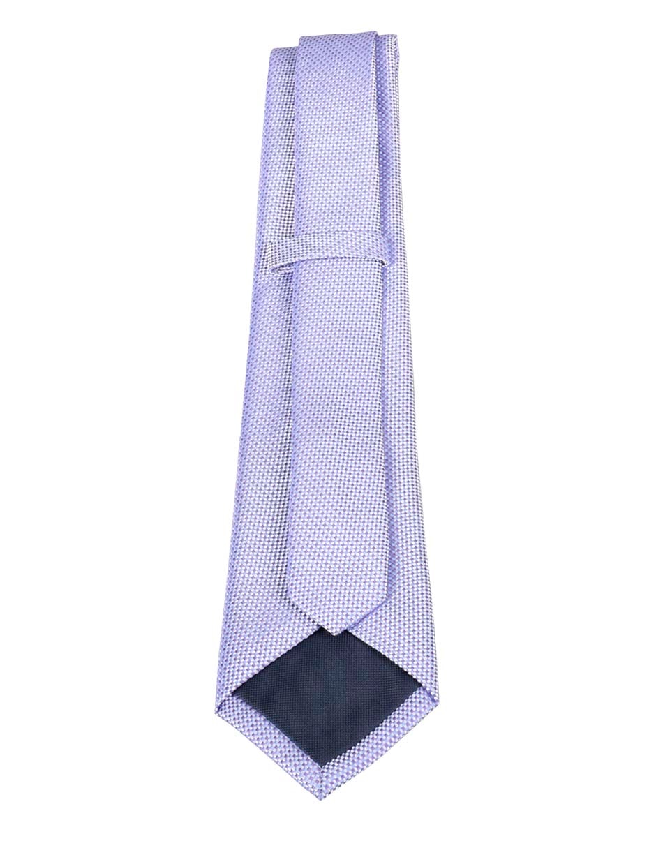Corbata regular de seda estampado para hombre 3