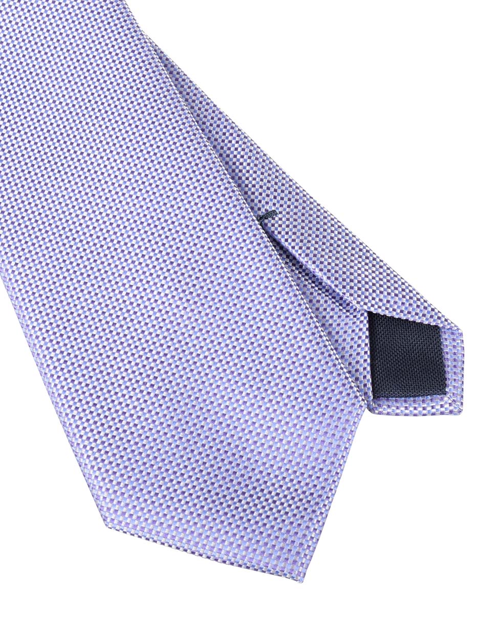 Corbata regular de seda estampado para hombre 2