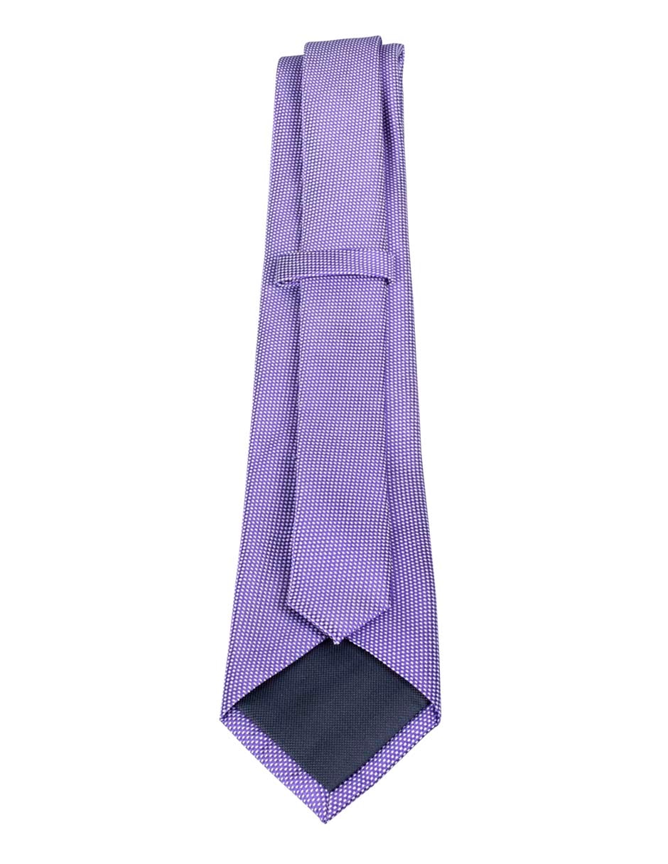 Corbata regular de seda estampado para hombre 3