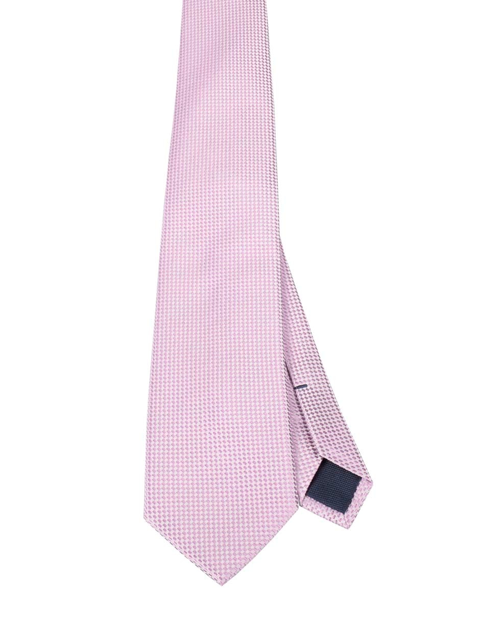 Corbata regular de seda estampado para hombre