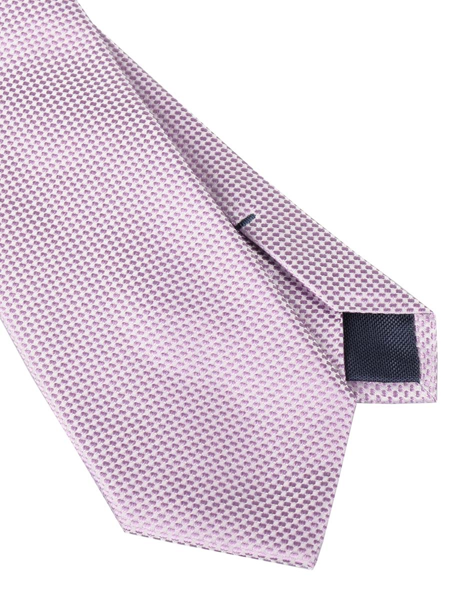 Corbata regular de seda estampado para hombre 2