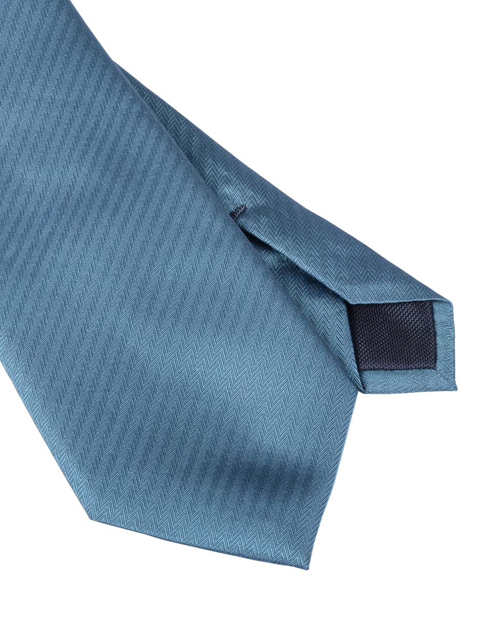Corbata regular de seda estampado para hombre 2