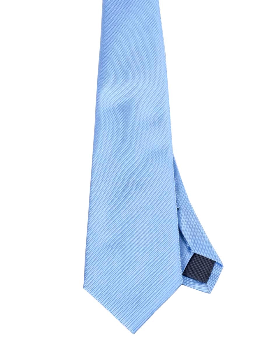 Corbata regular de seda estampado a rayas para hombre