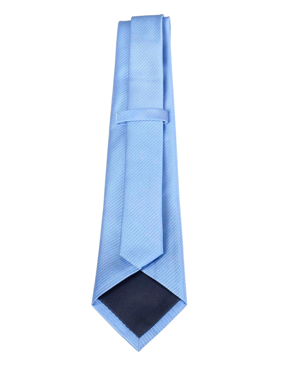 Corbata regular de seda estampado a rayas para hombre 3