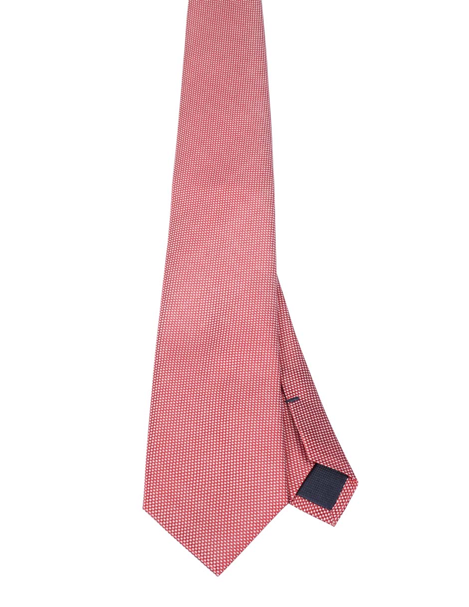 Corbata regular de seda estampado para hombre
