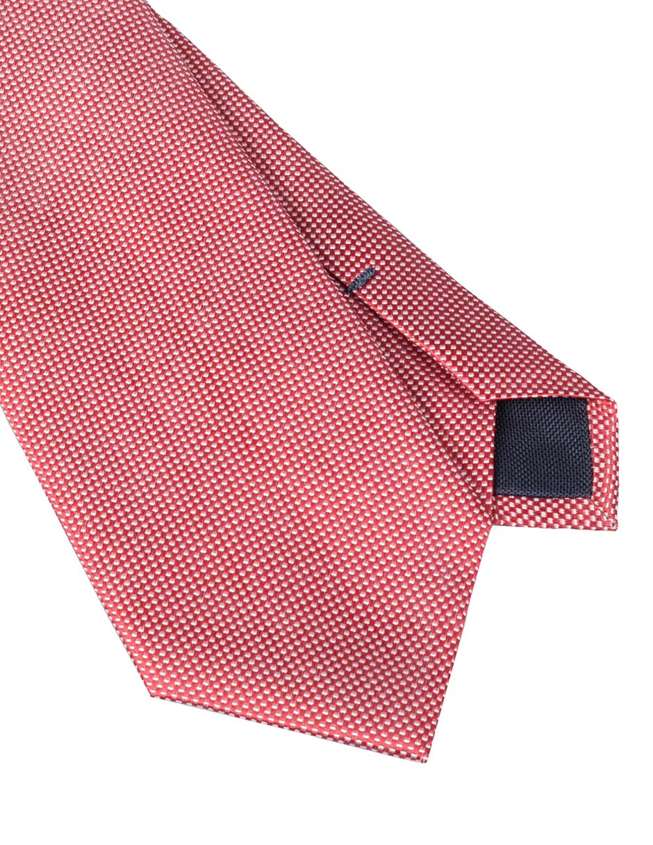 Corbata regular de seda estampado para hombre 2