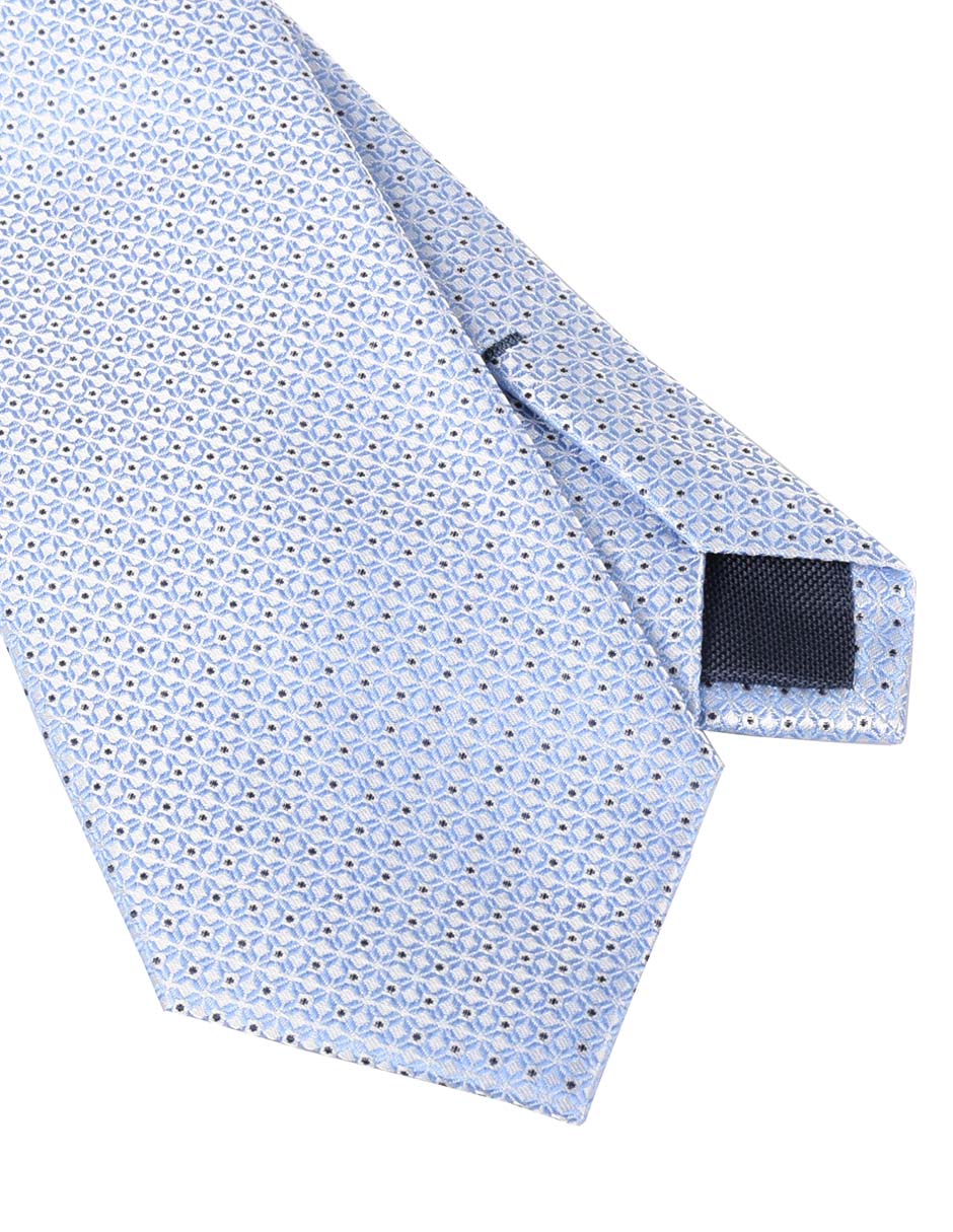 Corbata regular de seda estampado para hombre 2