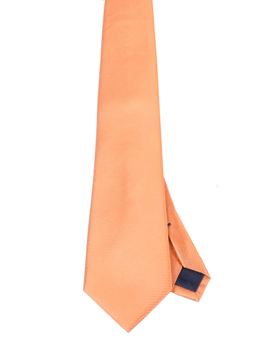 Corbata regular de seda estampado a rayas para hombre