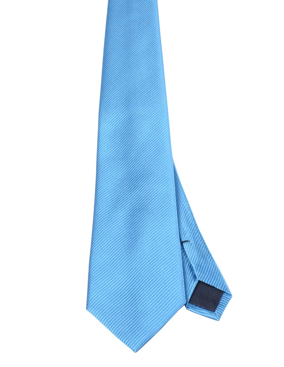 Corbata regular de seda estampado a rayas para hombre