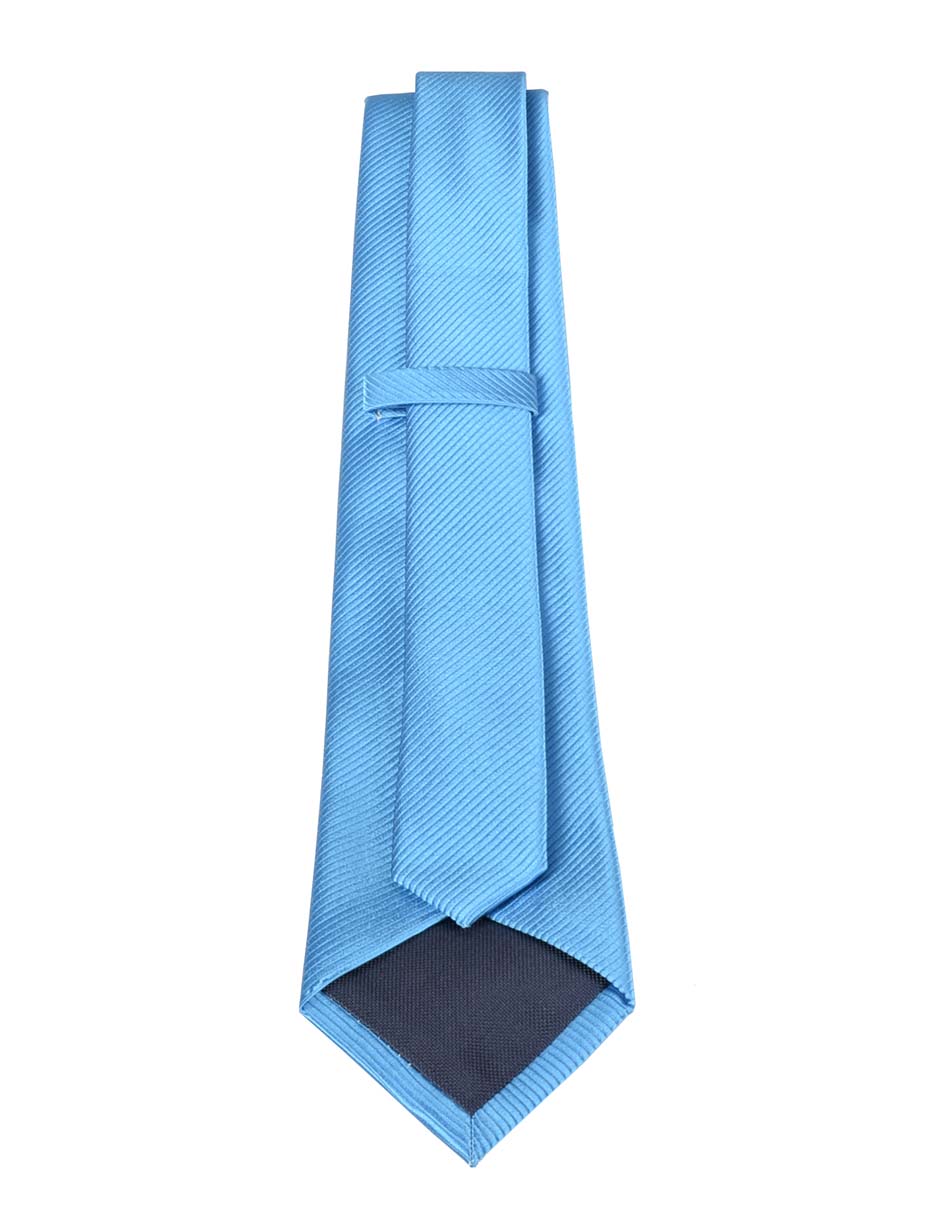 Corbata regular de seda estampado a rayas para hombre 3