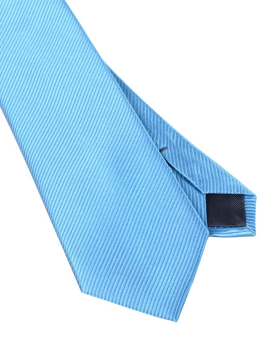 Corbata regular de seda estampado a rayas para hombre 2
