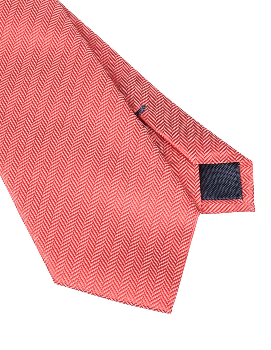 Corbata regular de seda estampado para hombre 2
