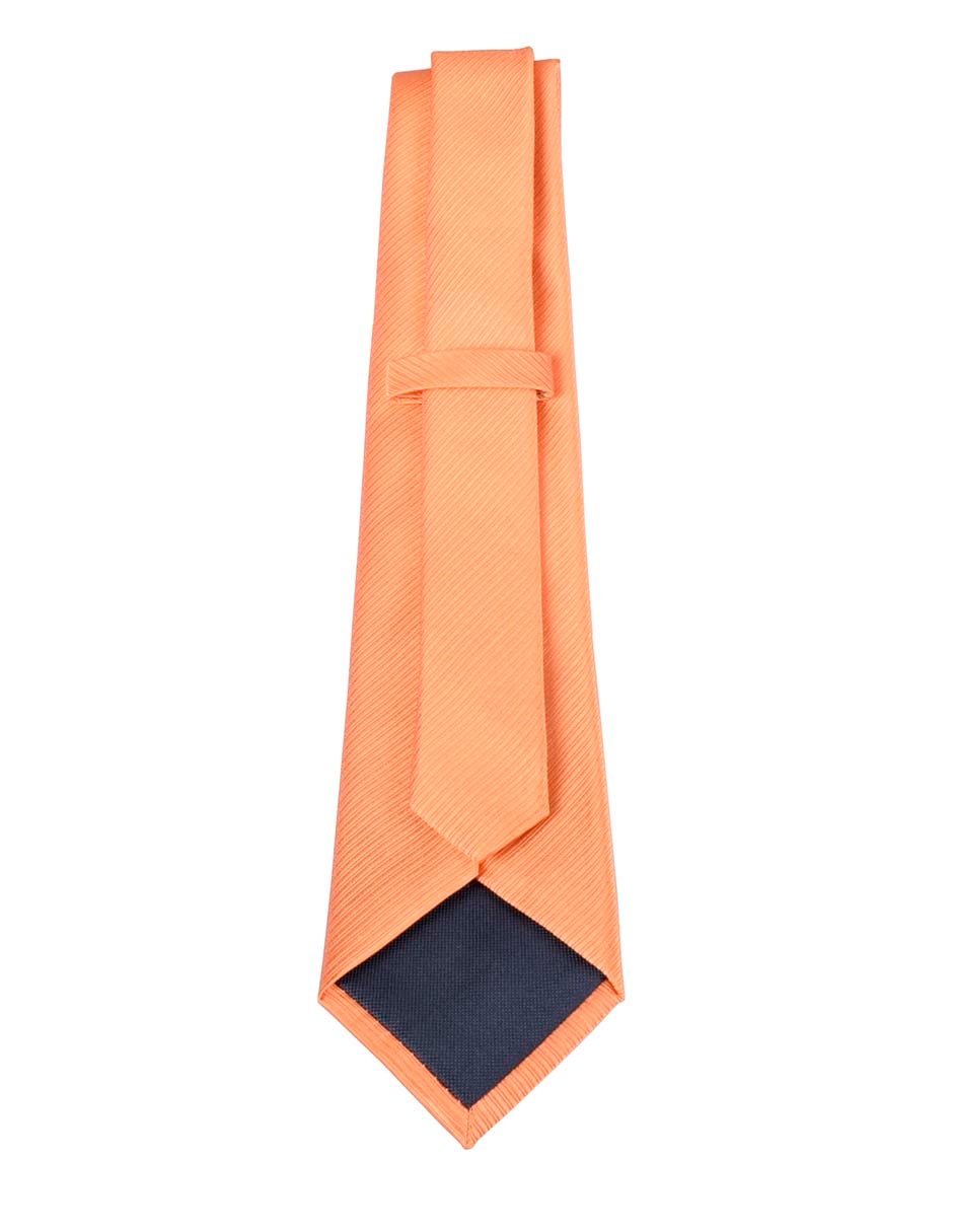 Corbata regular de seda estampado a rayas para hombre 3