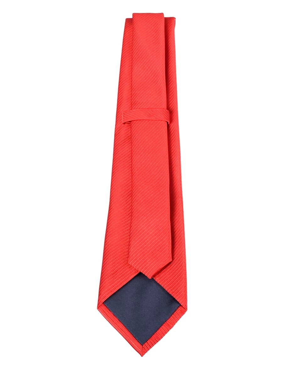 Corbata regular de seda estampado a rayas para hombre 3