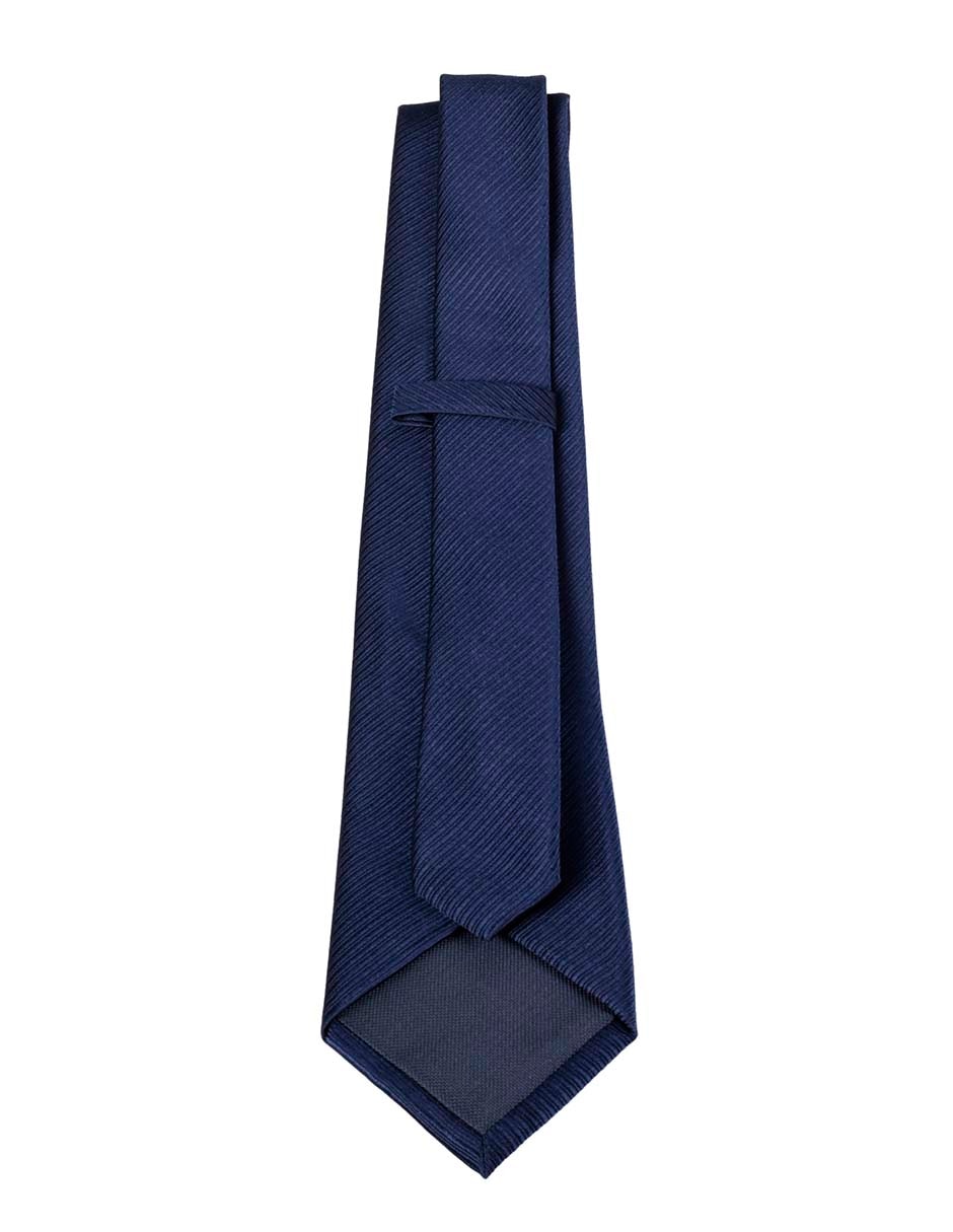Corbata regular de seda estampado a rayas para hombre 3