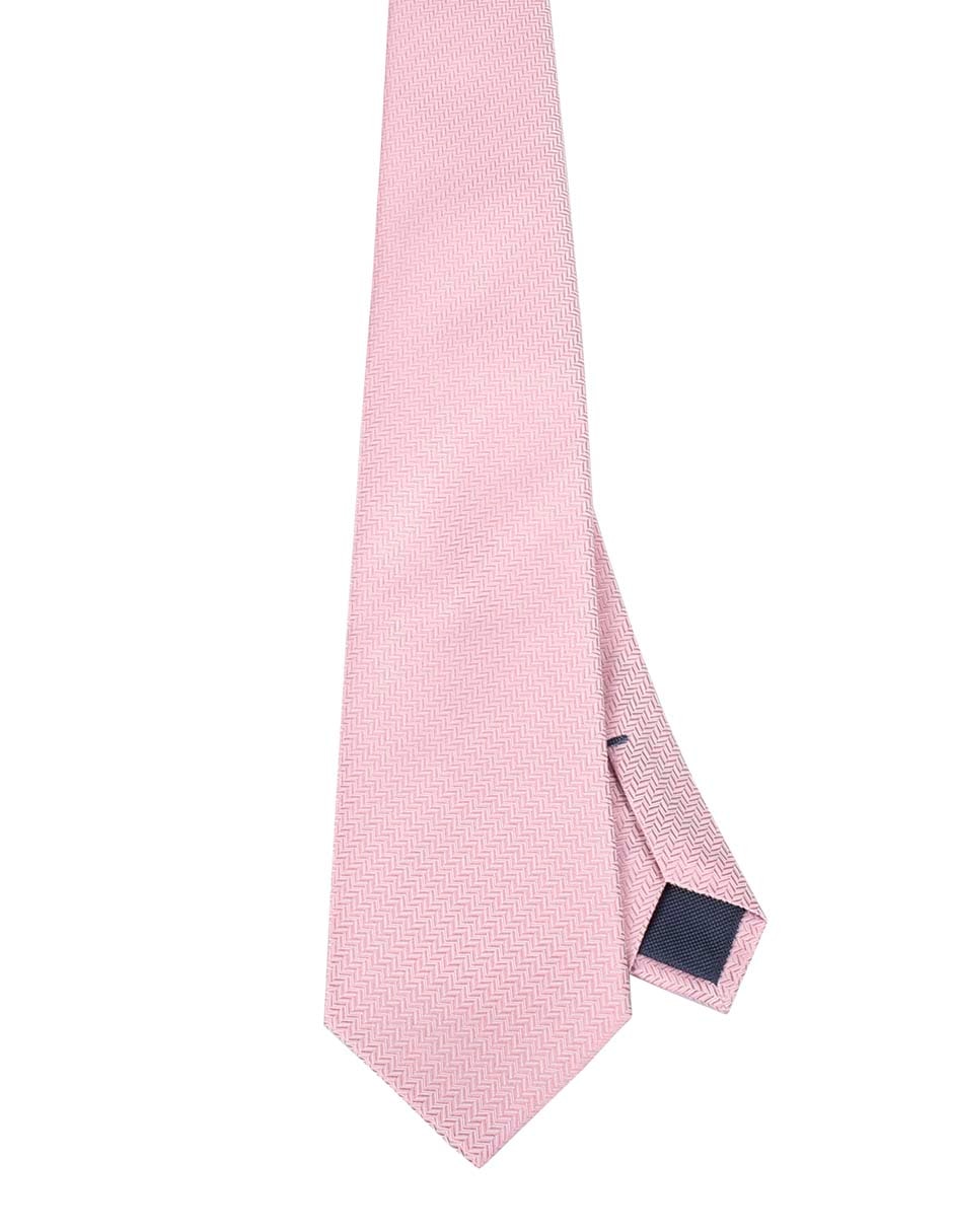 Corbata regular de seda estampado para hombre