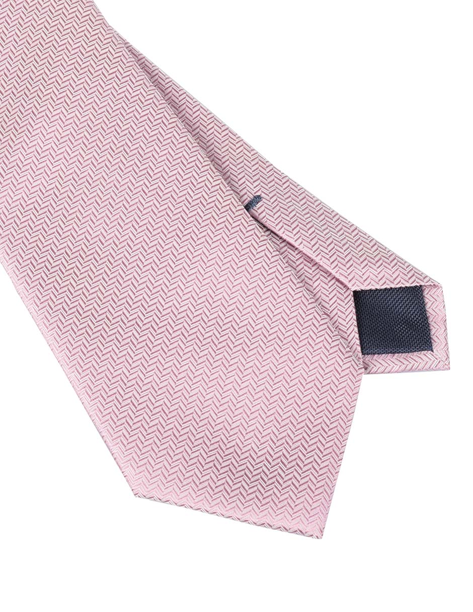 Corbata regular de seda estampado para hombre 2
