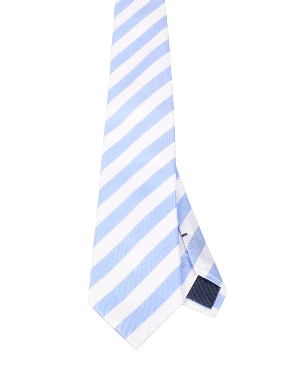 Corbata regular de seda estampado a rayas para hombre Corbata regular de seda estampado a rayas para hombre
