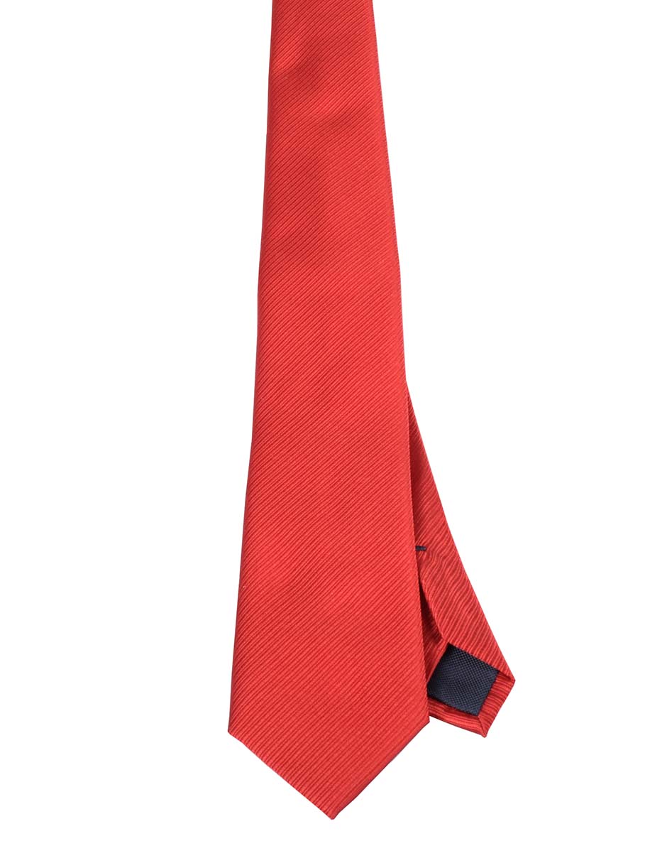 Corbata regular de seda estampado a rayas para hombre