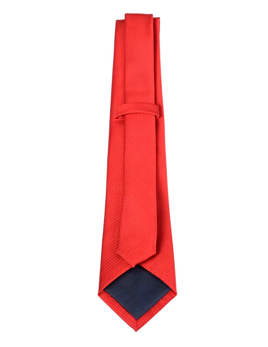 Corbata regular de seda estampado a rayas para hombre 3