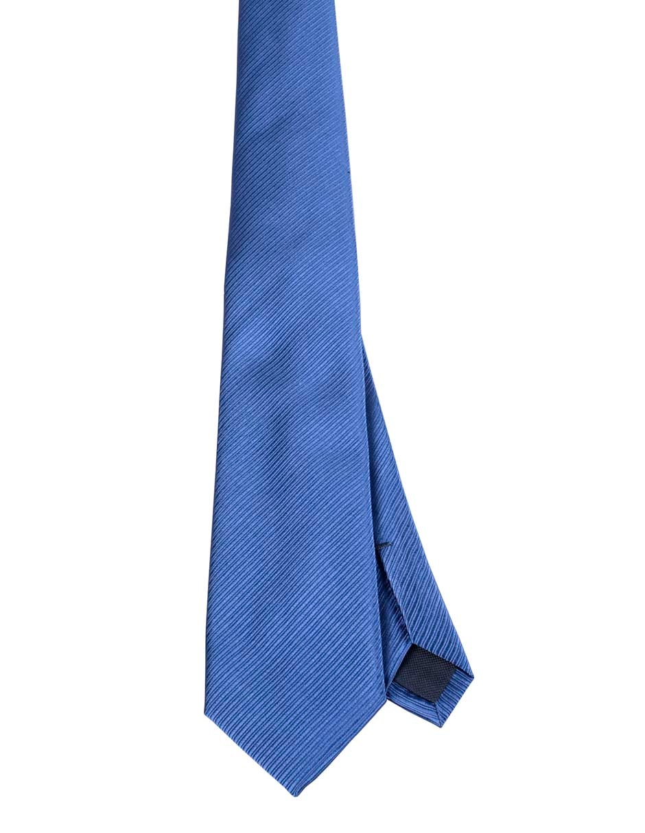 Corbata regular de seda estampado a rayas para hombre
