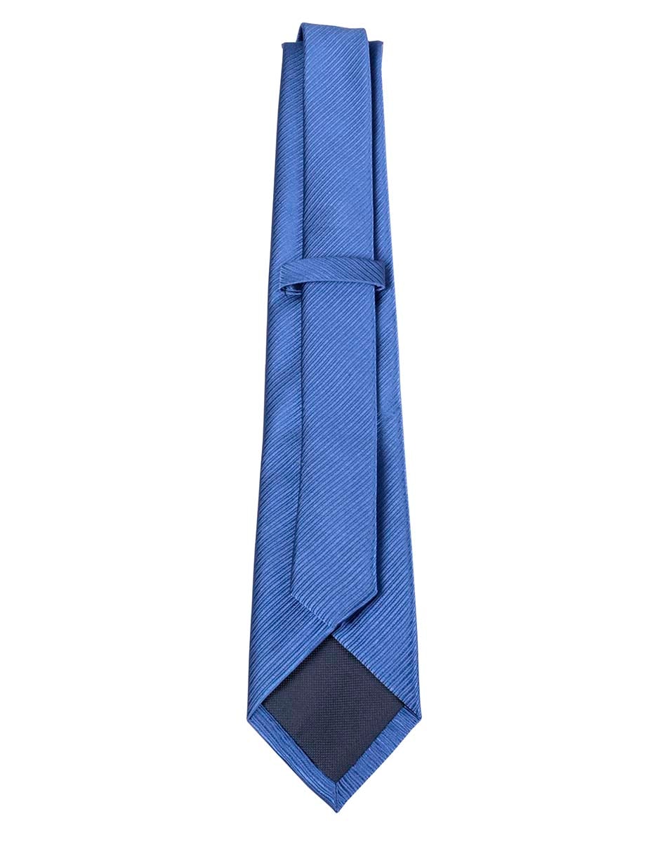 Corbata regular de seda estampado a rayas para hombre 3