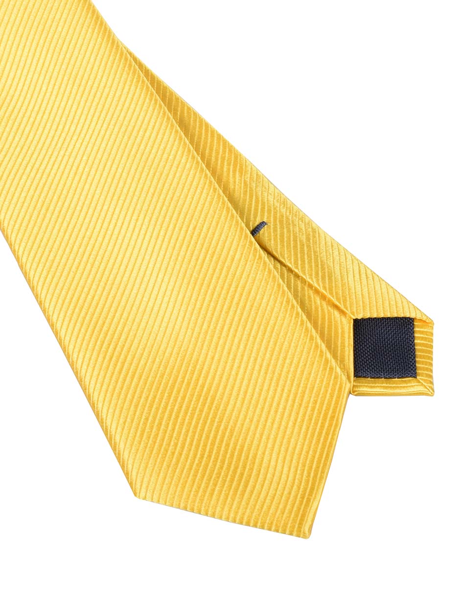 Corbata regular de seda estampado a rayas para hombre 2