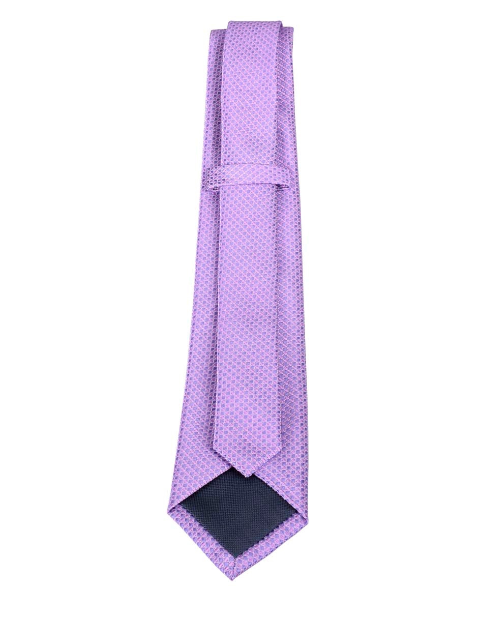 Corbata regular de seda estampado para hombre 3