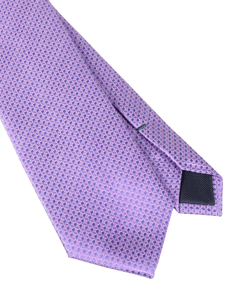 Corbata regular de seda estampado para hombre 2