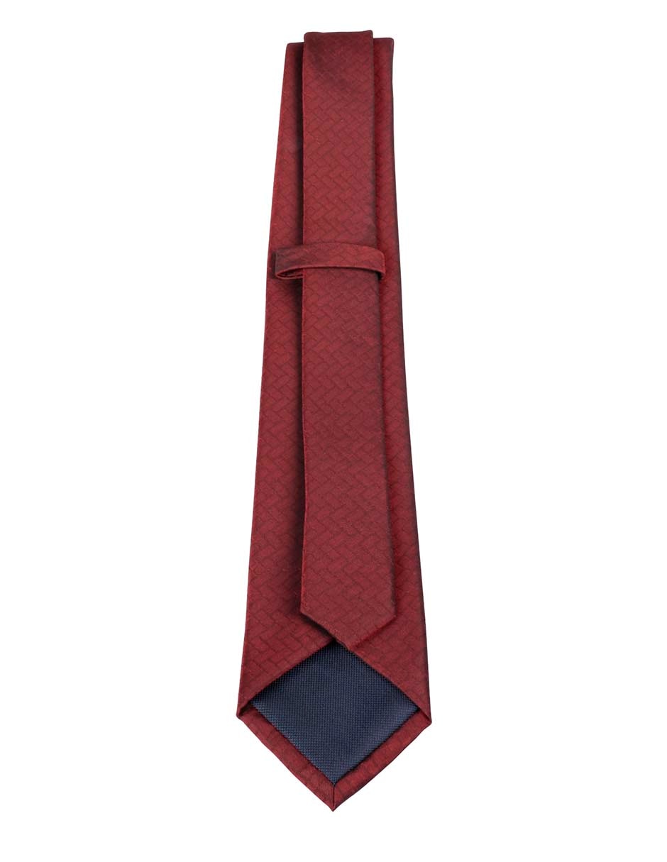 Corbata regular de seda estampado para hombre 3