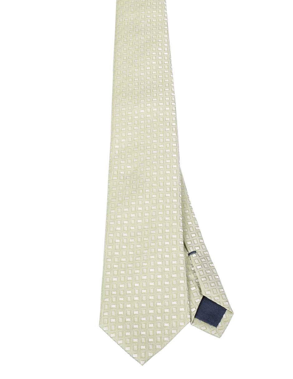 Corbata regular de seda estampado para hombre