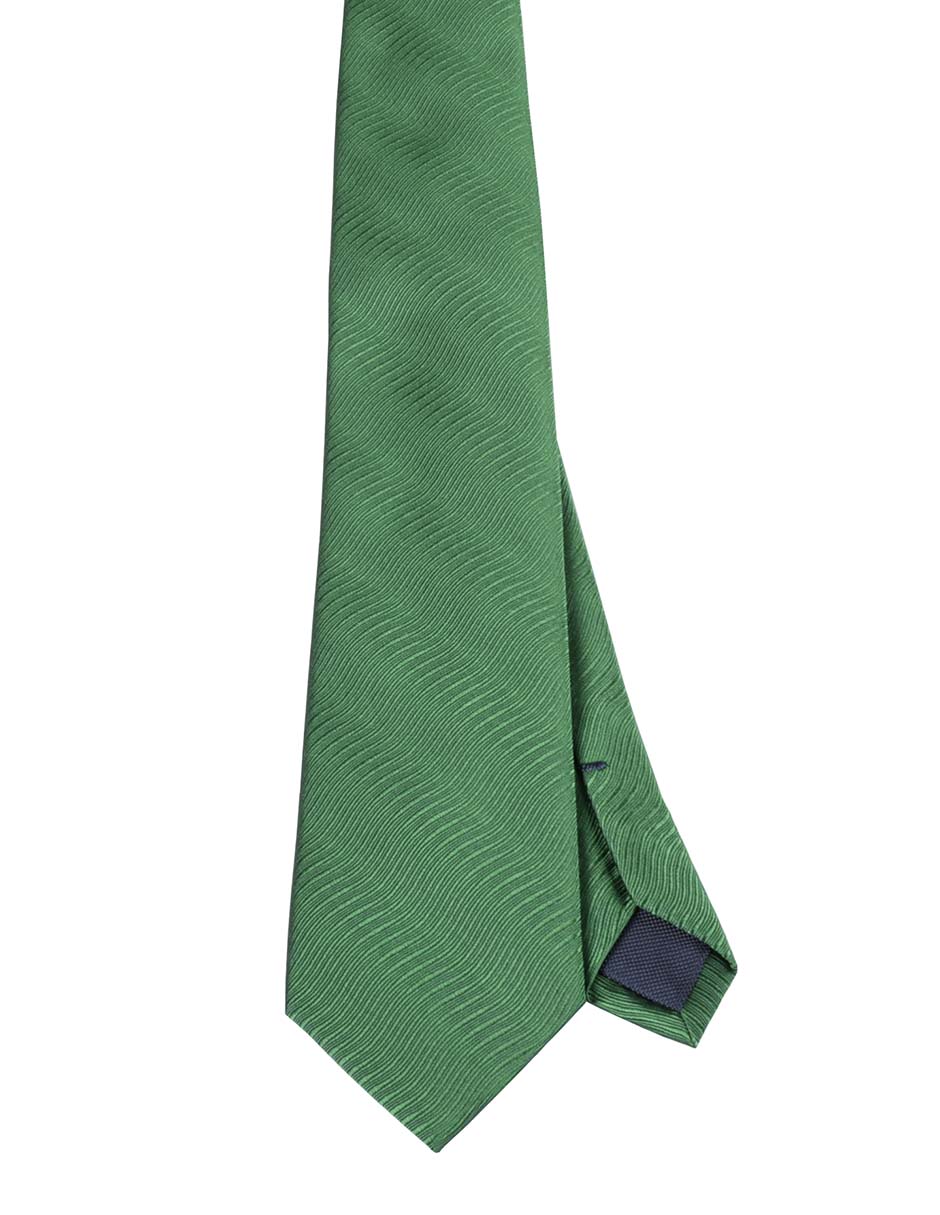 Corbata regular de seda estampado para hombre