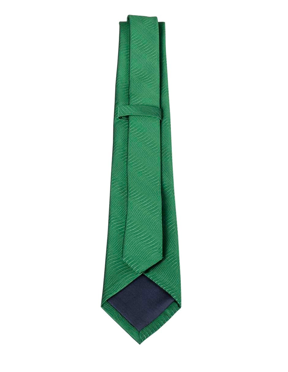 Corbata regular de seda estampado para hombre 3