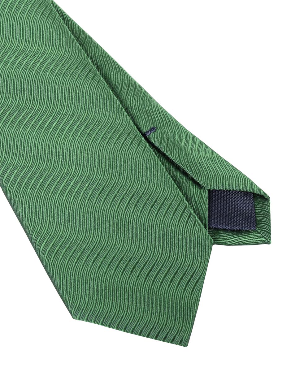 Corbata regular de seda estampado para hombre 2