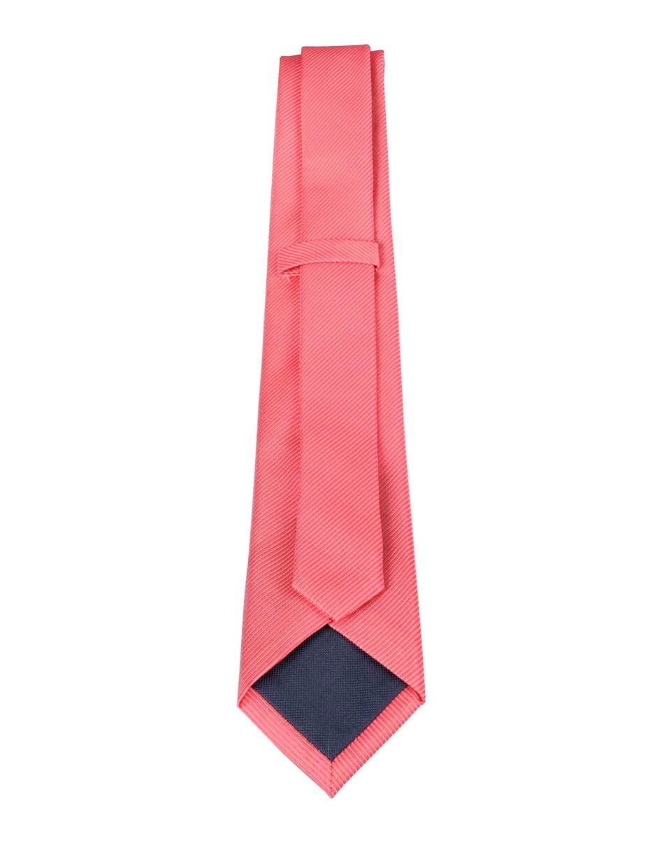 Corbata regular de seda estampado a rayas para hombre 3