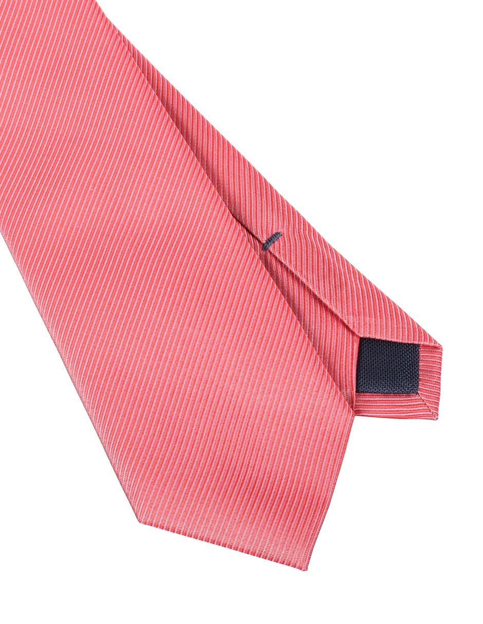 Corbata regular de seda estampado a rayas para hombre 2