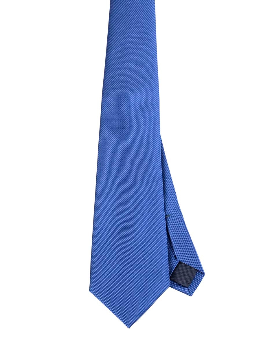 Corbata regular de seda estampado a rayas para hombre