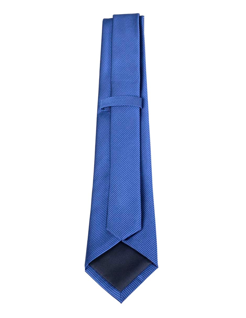 Corbata regular de seda estampado a rayas para hombre 3