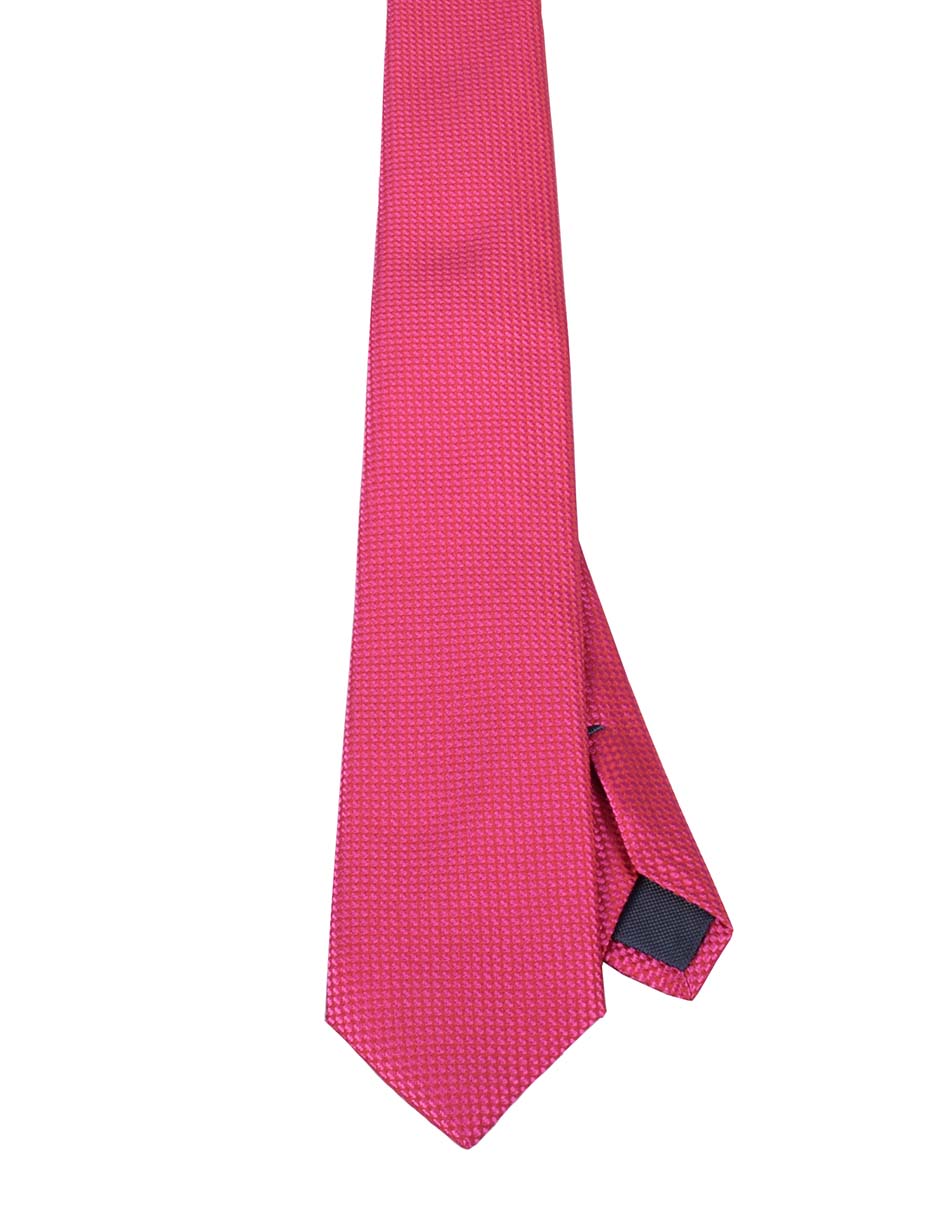 Corbata regular de seda estampado para hombre